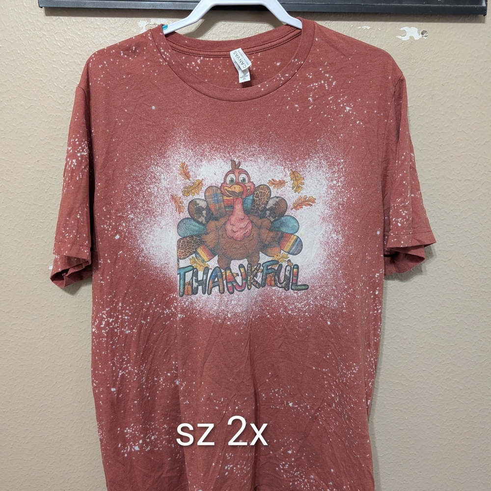 Thankful Turkey Kids T-Shirt - Red